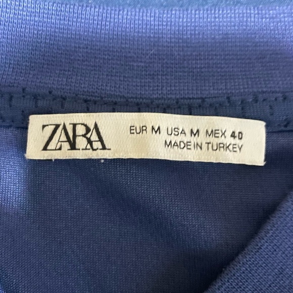 Zara Men’s Mesh Shirt Game On Style Strong Blue/Gold Football Jersey Medium - Picture 2 of 8